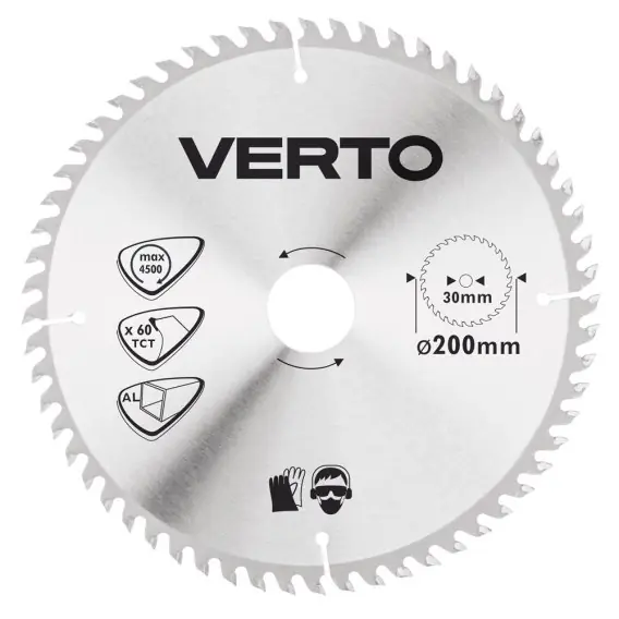 Tarcza do pilarki, widiowa, 200 x 30 mm, 60 zębów, Szybka wysyłka